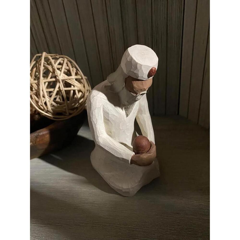 Wise Man With Egg Gift Nativity Figurine By Willow Tree
